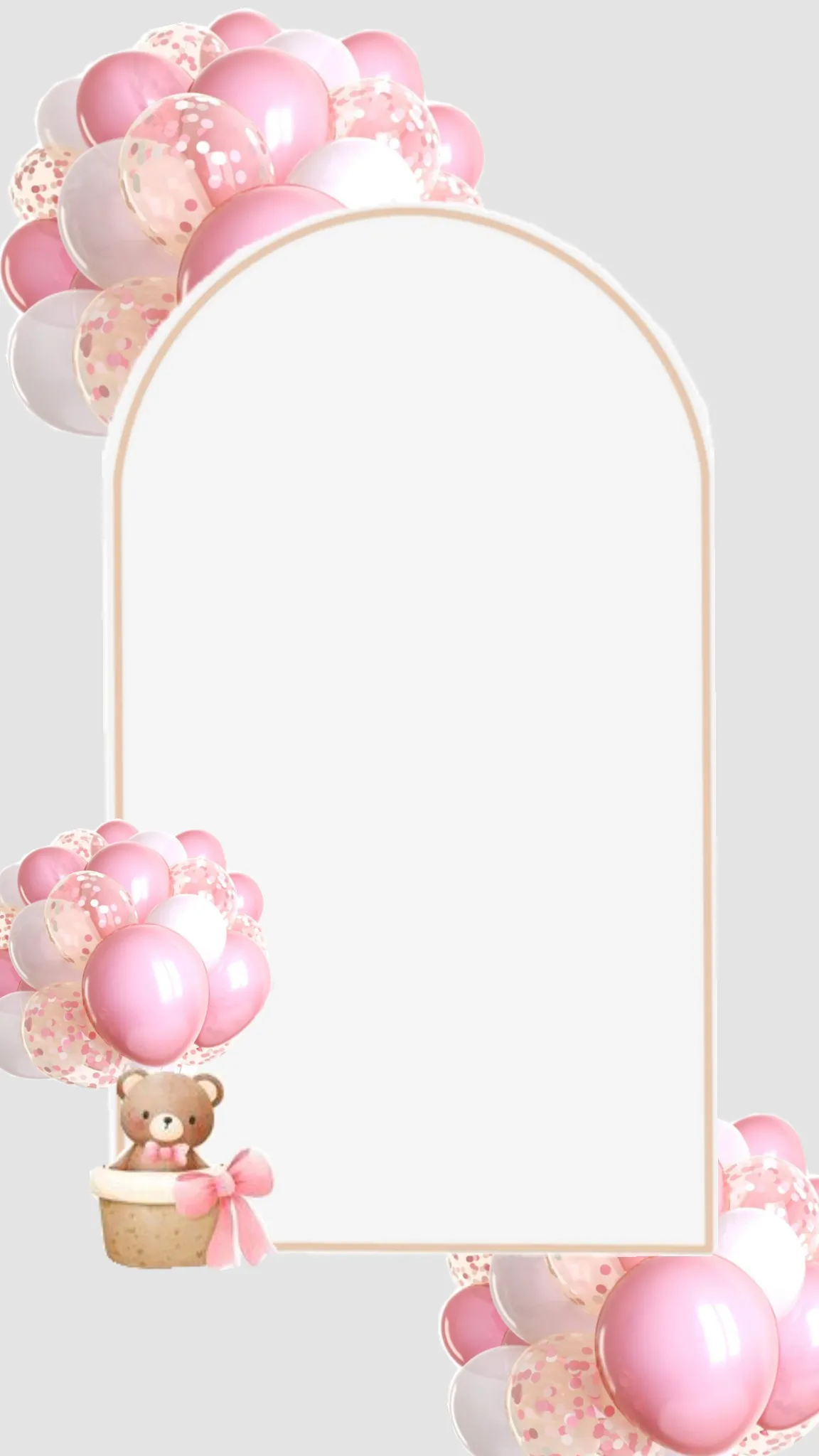 Pink balloons