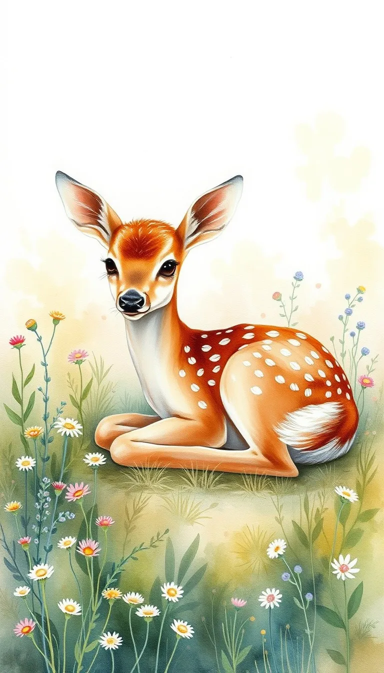 Baptism invitation Little Deer