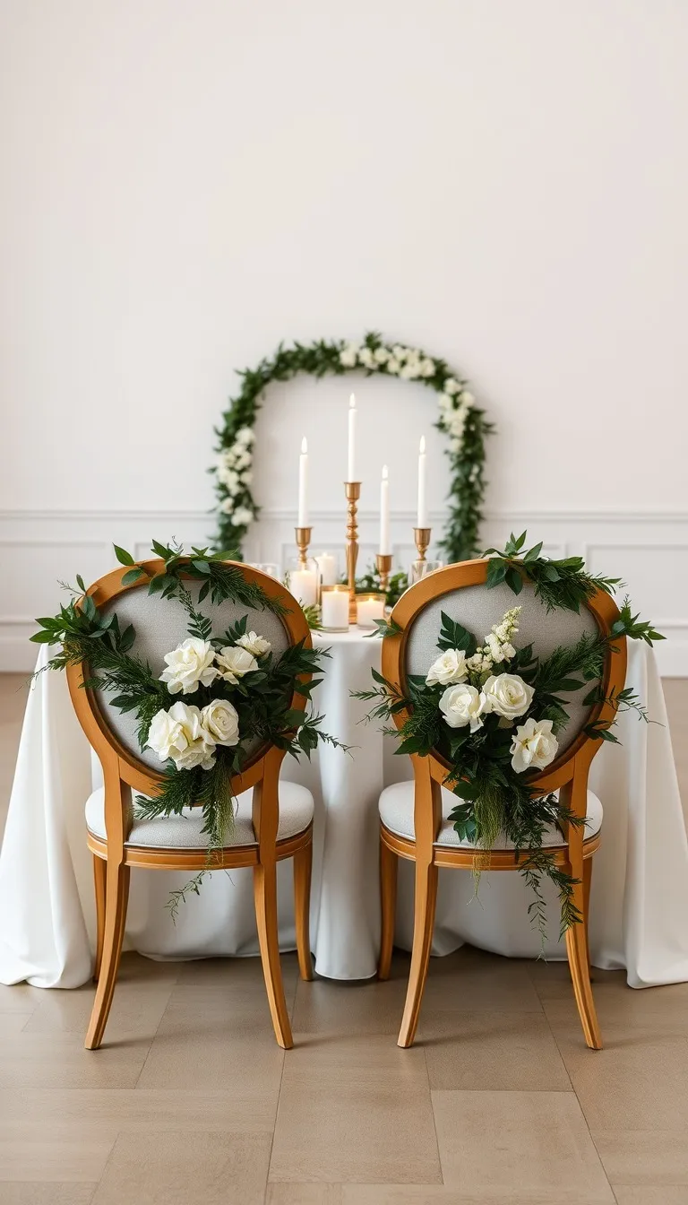 Civil Ceremony invitation Two Chairs