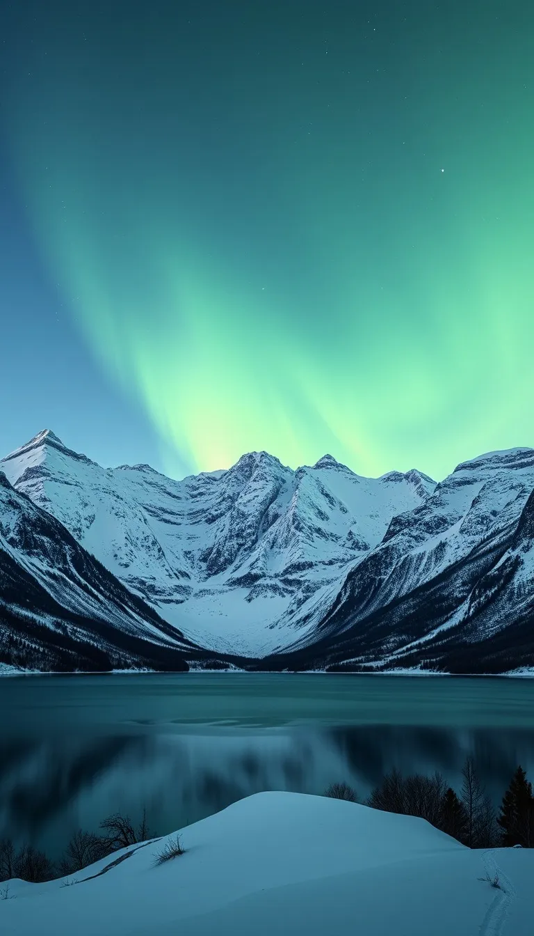 18th Birthday invitation Northern Lights