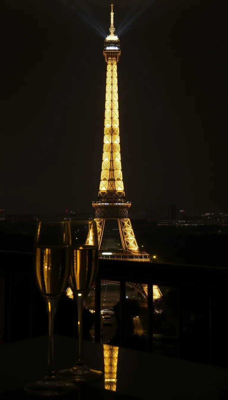 18th Birthday invitation Paris Night