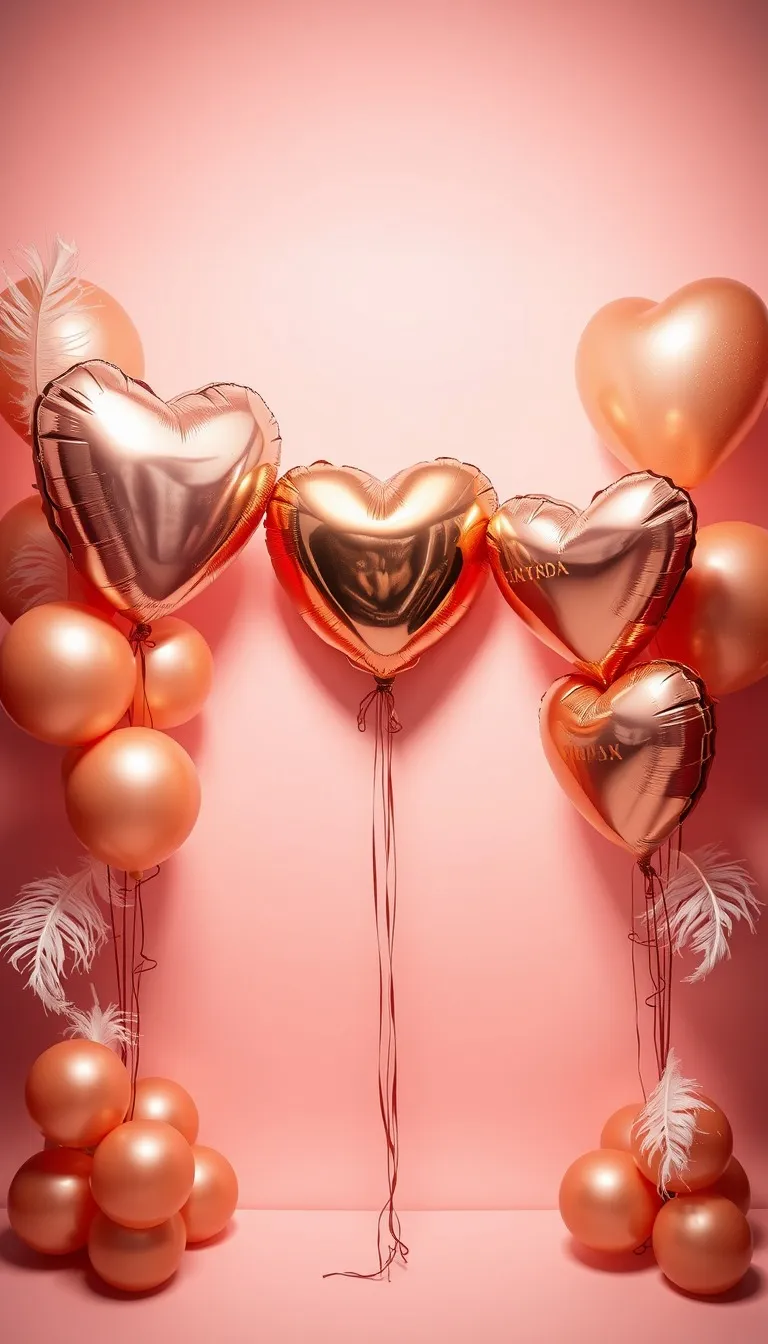 18th Birthday invitation Rose Gold Glam