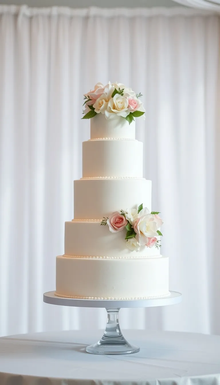 Wedding invitation Floral Cake