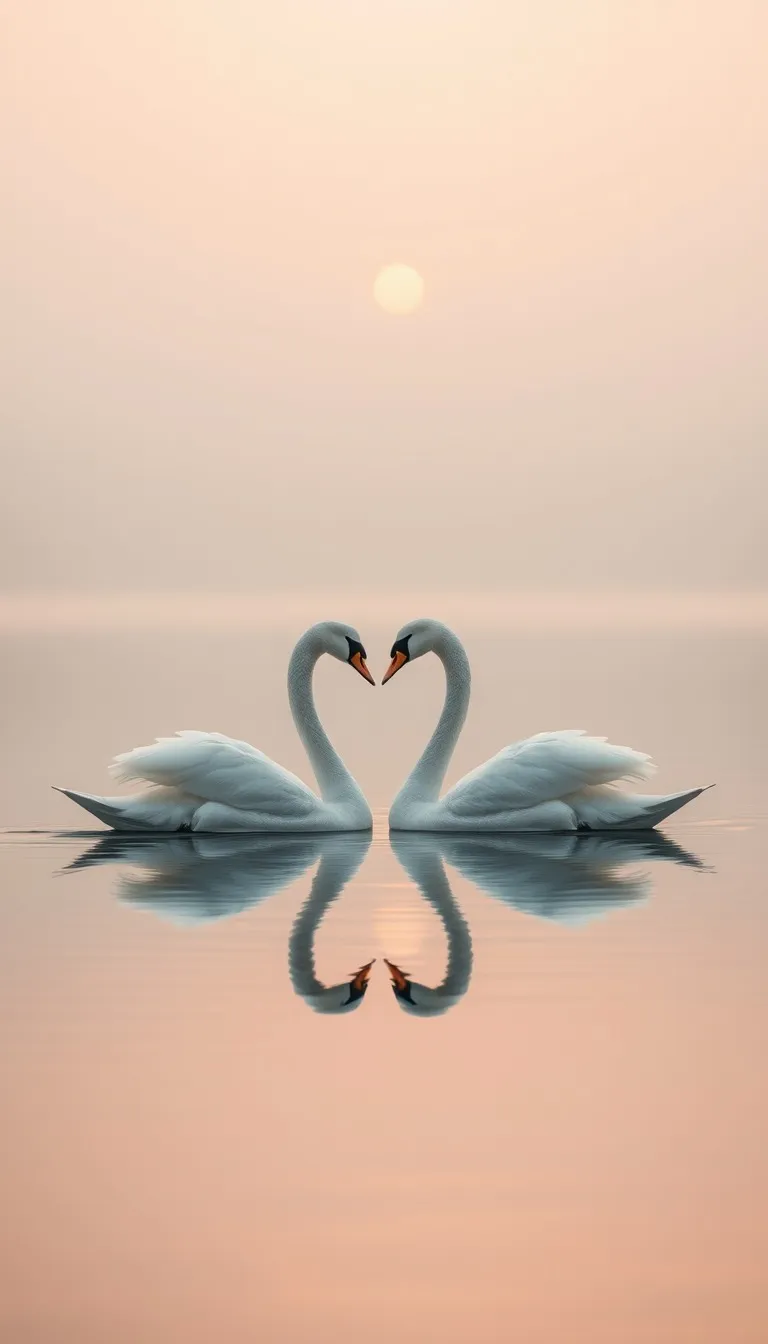 Wedding invitation The Swans