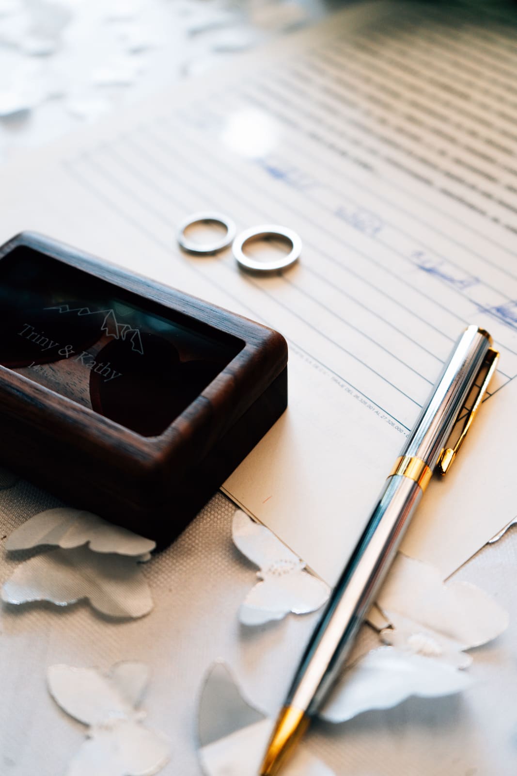 Civil Ceremony invitation vow-signature