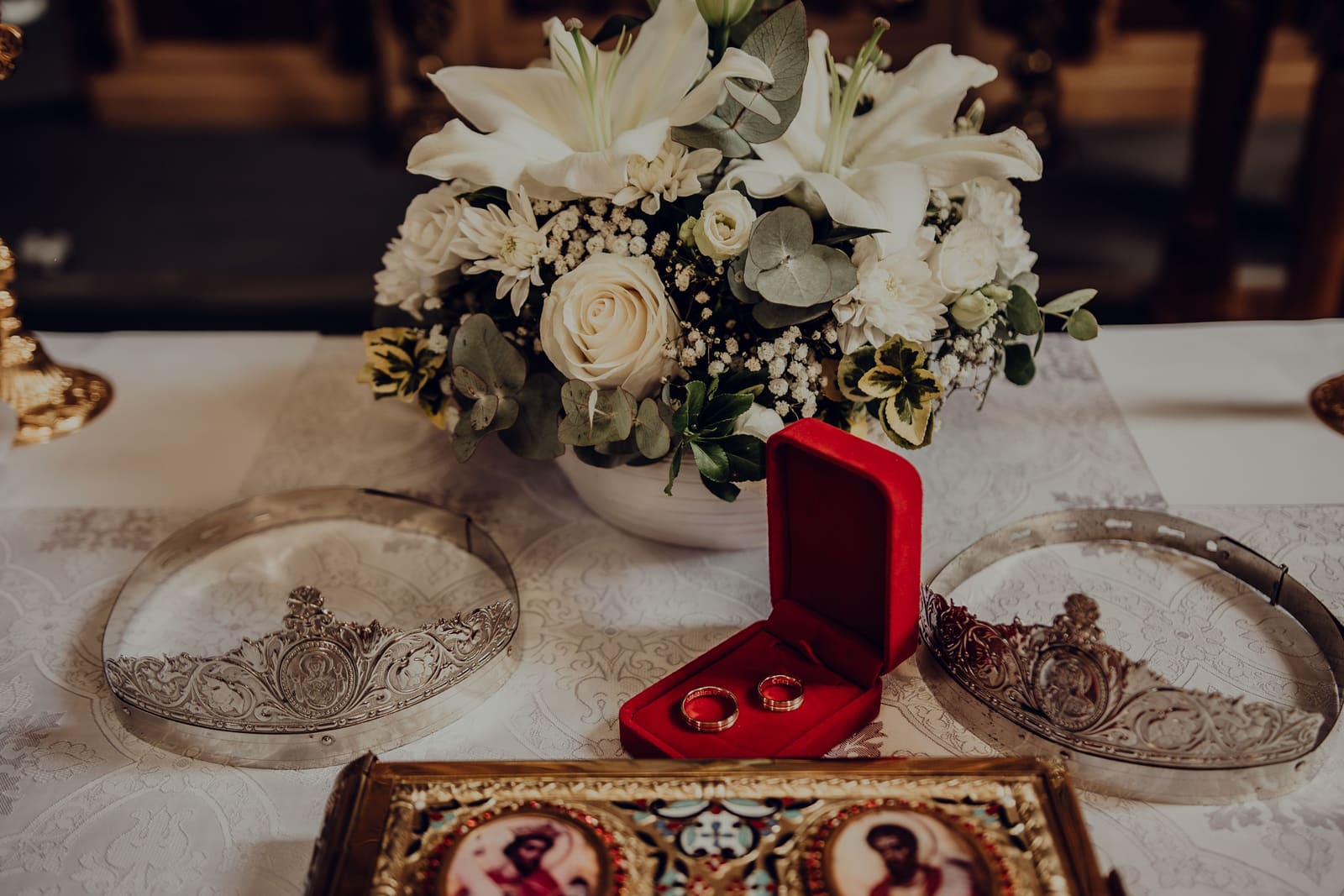 Civil Ceremony invitation sacred-crown
