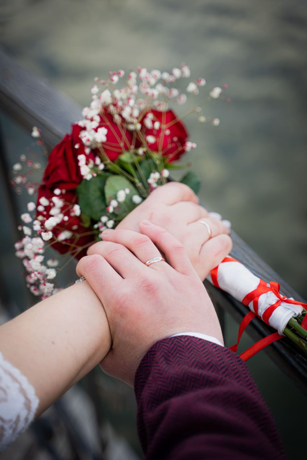Civil Ceremony invitation bridge-hands