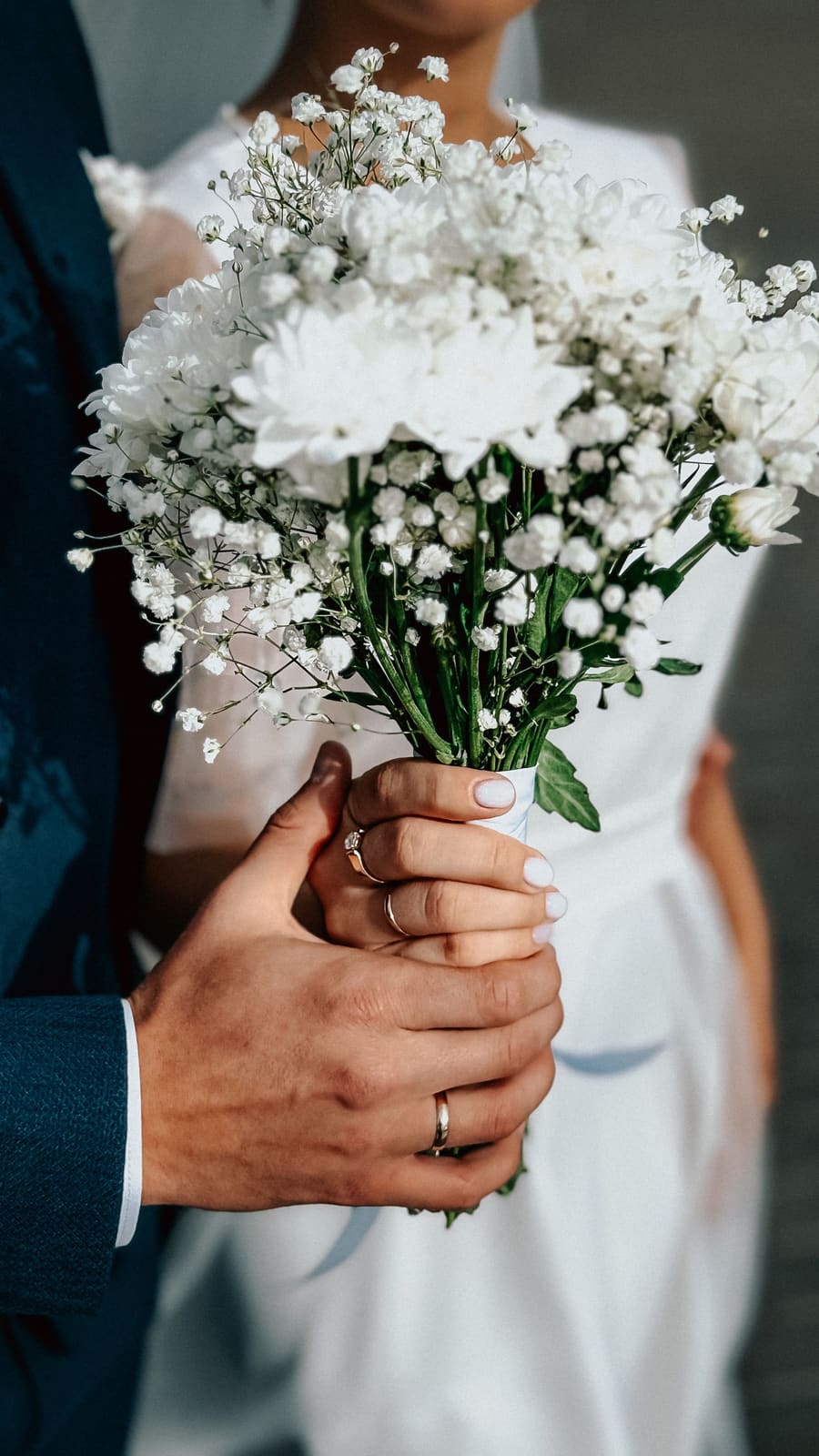 Civil Ceremony invitation gypsophila