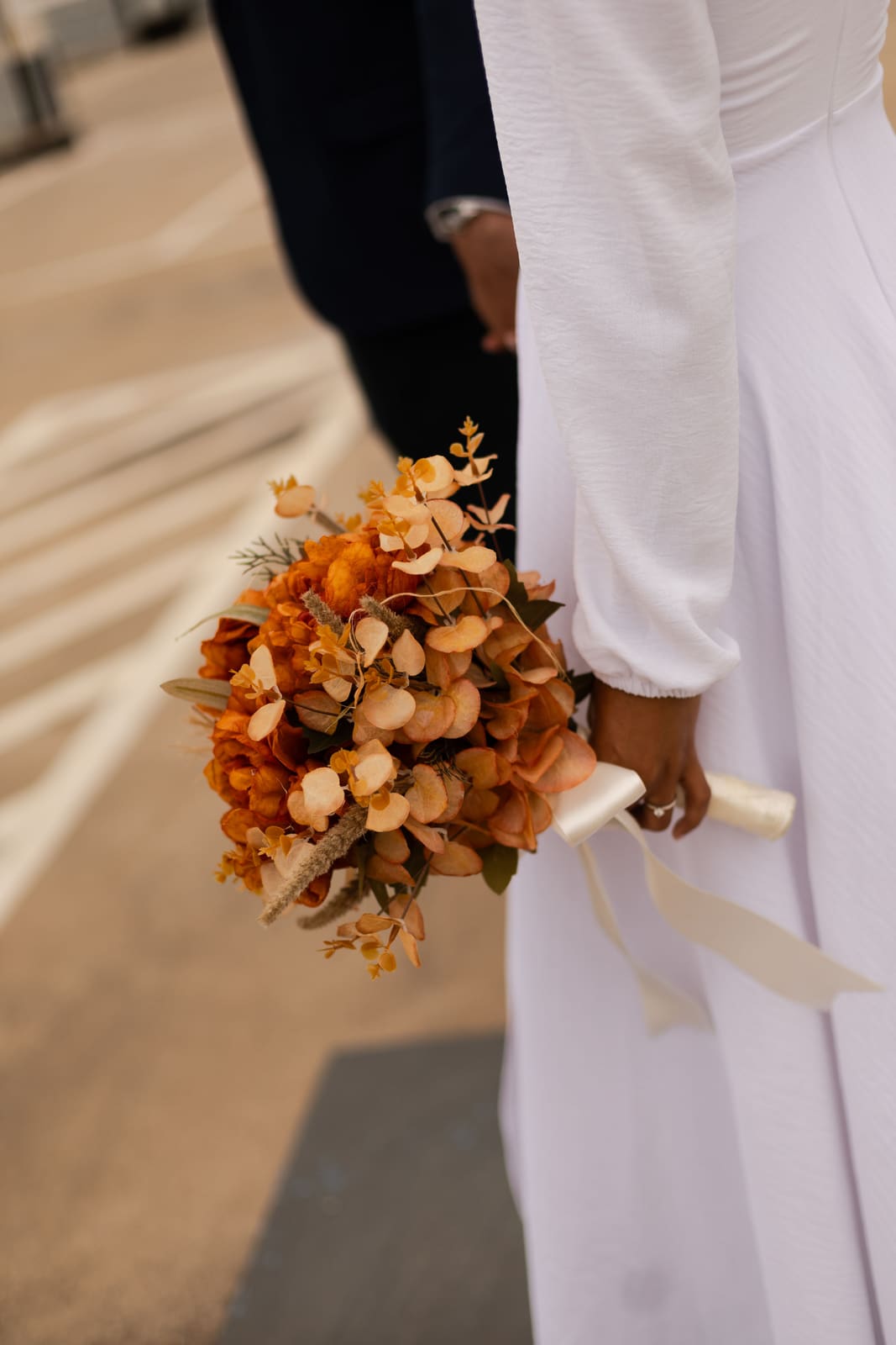 Civil Ceremony invitation amber-harvest